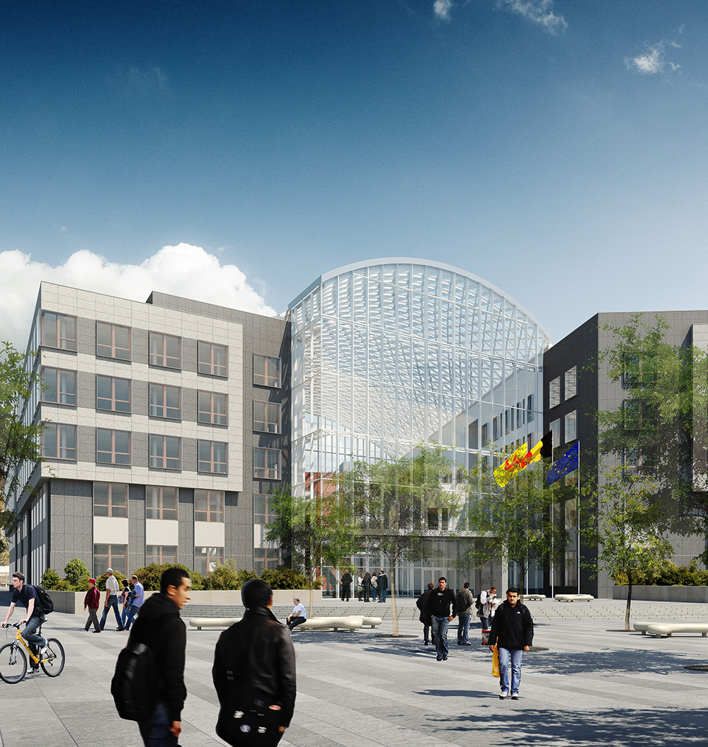 Palais de Justice de Namur : présentation du projet aux futurs occupants