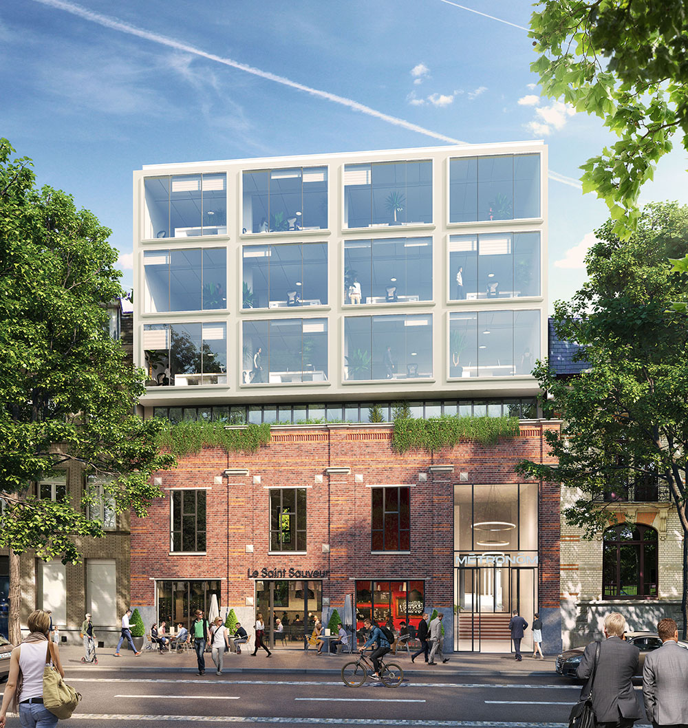 BECITY Nord et AG Real Estate France installent un nouveau restaurant dans le parc Jean-Baptiste Lebas à Lille (59).